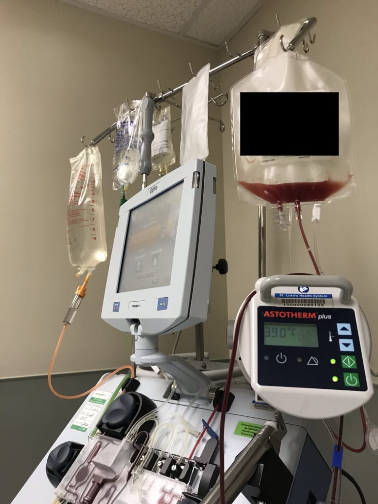 Stem cells donated by the author amid coronavirus pandemic.